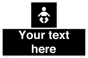 Custom information: black panel baby change